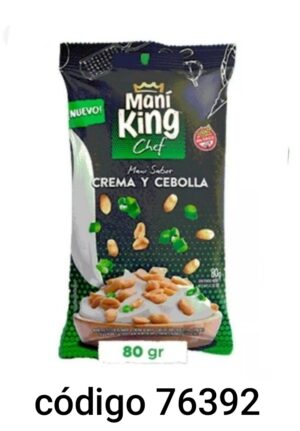 KING MANI SABOR CEBOLLA  15X80G