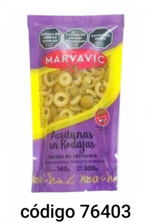 MARVAVIC,PACK ACEITUNA RODAJAS VERD  12X300G