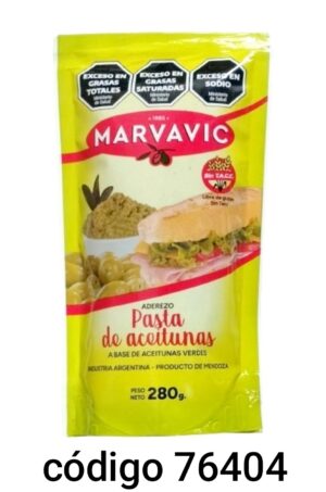 MARVAVIC,PACK PASTA-ACEITUNAS VERD 12X280G