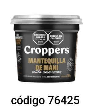 CROPPERS.MANTEQUILLA DE MANI 12X305G