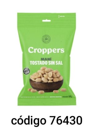 CROPPERS MANI SIN SAL  10X105G