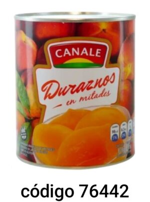 CANALE.DURAZNO EN MITADES 12X820G