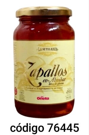 ORIETA FRASCO.ZAPALLO EN ALMIBAR 6X450G