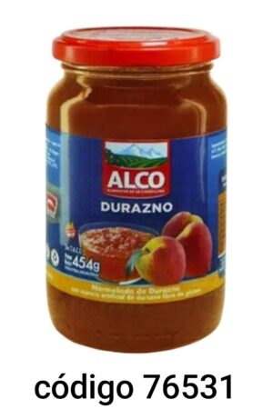MERMELADA ALCO DURAZNO 12X454G
