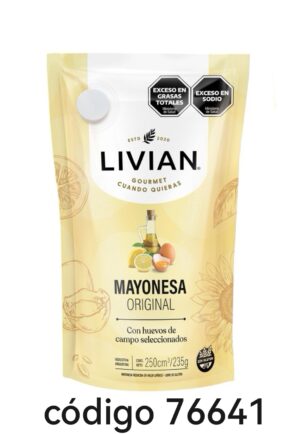 LIVIAN MAYONESA.ORIGINAL 12X250ML