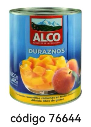 ALCO.DURAZNO EN TROZOS 12X820G