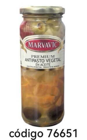MARVAVIC.FRASCO ANTIPASTO VEGETAL 6X330G