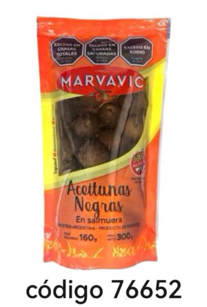 MARVAVIC,PACK ACEITUNA NEGRA 12X300G