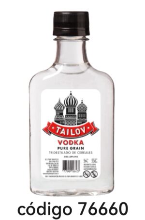 .PETACA.VODKA TAILOV 12X200ML
