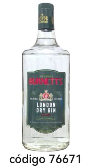 GIN BURNETTS(40º)  6X1000ML