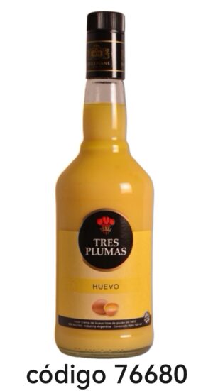 TRES PLUMAS,HUEVO  6X700ML