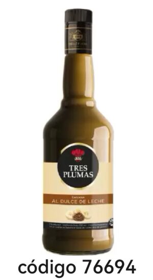 TRES PLUMAS,BANANA-DD.LECHE  6X700ML