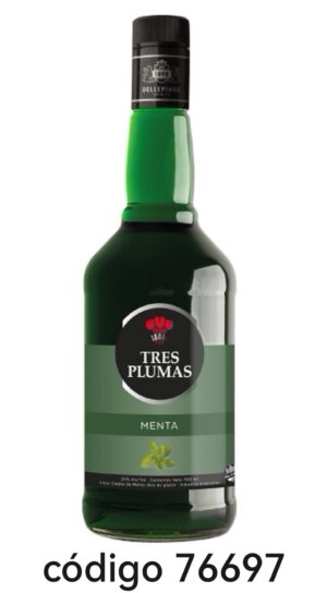 TRES PLUMAS MENTA  6X700ML