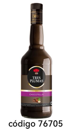 TRES PLUMAS,CHOCOTELLA  6X700ML