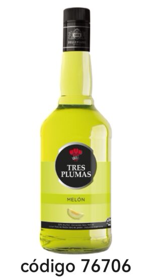 TRES PLUMAS MELON  6X700ML
