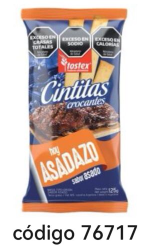 TOSTEX CINTITAS ASADO 13X125G