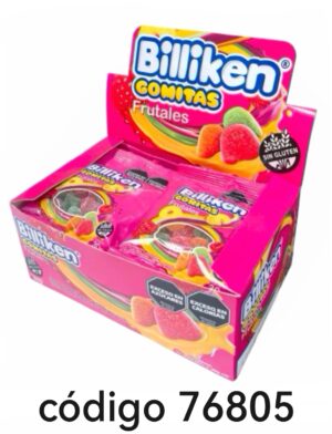 GOMITAS.BILLIKEN FRUTALES  12X30G