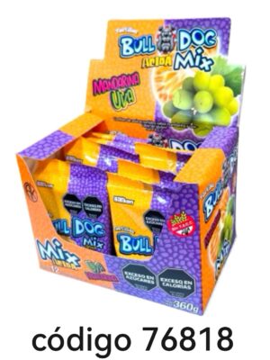 BULL DOG PASTILLAS MIX MANDARINA-UVA  12X30G