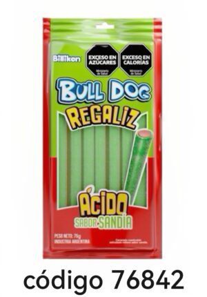 BULL DOG REGALIZ SANDIA  24X75G