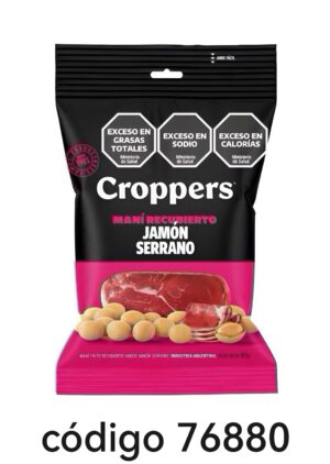 CROPPERS MANI.CROCANTE JAMON  10X85G