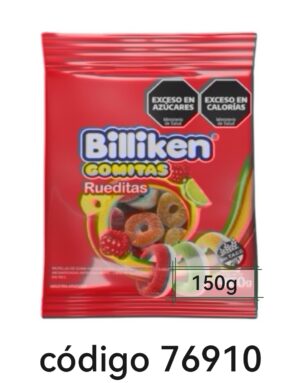 GOMITAS BILLIKEN RUEDITAS  24X150G