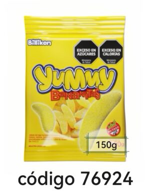 GOMITAS YUMMY BANANITAS  24X150G