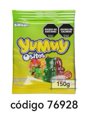 GOMITAS YUMMY OSITOS ACEITADOS 24X150G