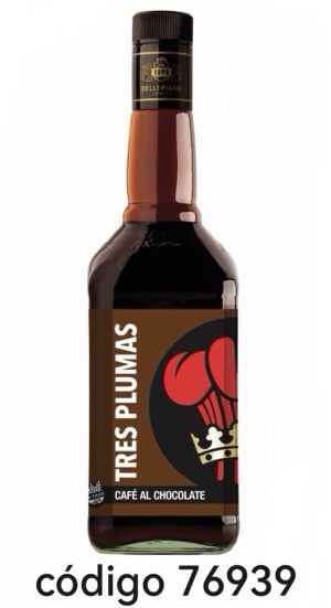 TRES PLUMAS.CAFE AL CHOCOLATE  6X750ML