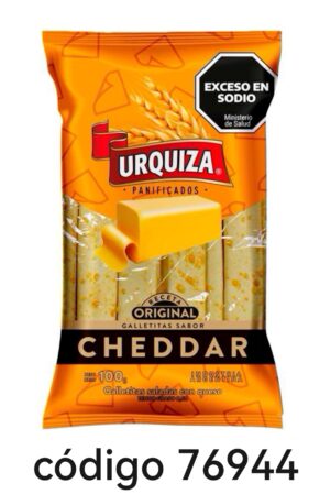 URQUIZA TALITAS SABOR CHEDDAR  15X100G