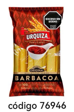 URQUIZA TALITAS SABOR BARBACOA  15X100G