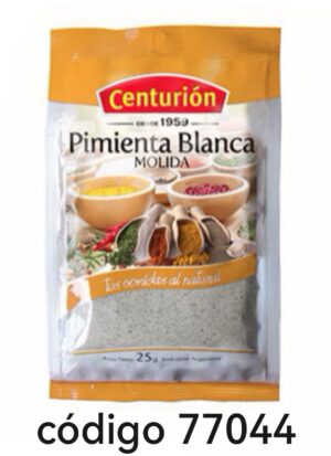 CENTURION PIMIENTA BLANCA molida 50X25G