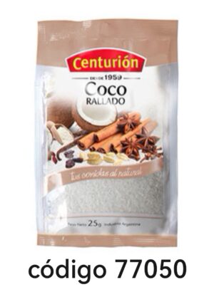 CENTURION COCO RALLADO 50X25G