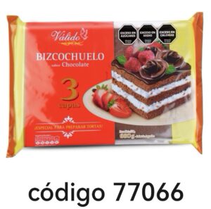 .VALIDO BIZCOCHUELO.CHOCOLATE 6X680G
