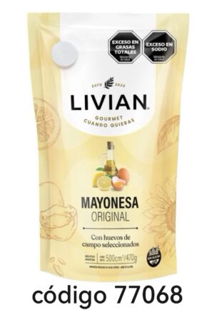 LIVIAN MAYONESA.ORIGINAL  15X500ML