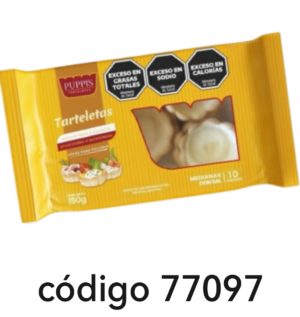 .TARTELETAS PUPPIS MEDIANAS CON SAL 12X150G
