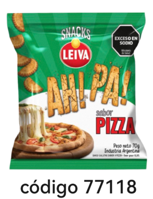LEIVA SNACKS PIZZA 30X70G