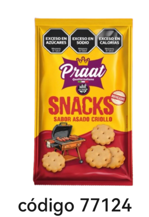 PRAAT Sin TA.C.C SNACKS Cod-0267 CRIOLLO 26X55G