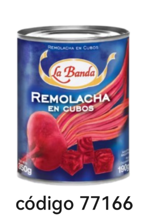 LA BANDA.REMOLACHA EN CUBOS 6X350G