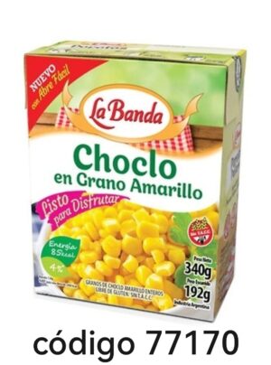 LA BANDA TETRA CHOCLO GRANO AMARILLO 24X340G