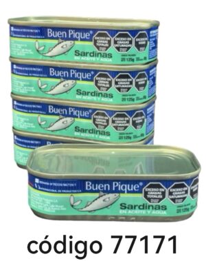 SARDINAS BUEN PIQUE EN ACEITE 10X125G