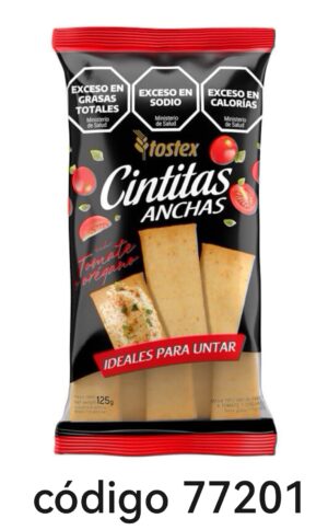 TOSTEX CINTITAS,TOMATE y OREGANO 13X125G
