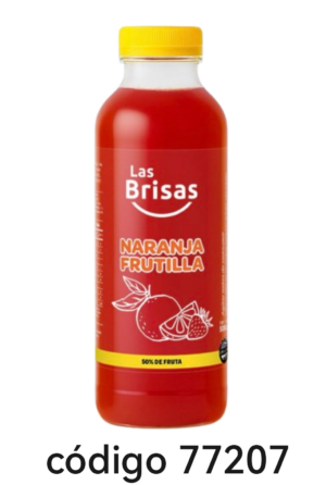 BRISAS JUGO NARANJA-FRUTILLA 4X500ML