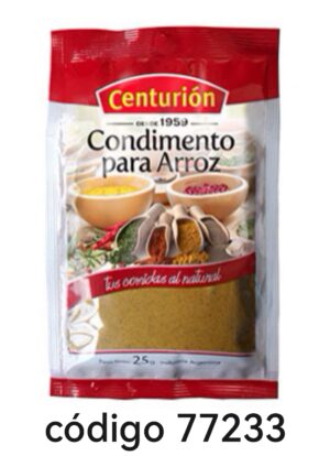 CENTURION CONDIMENTO para ARROZ 10X25G