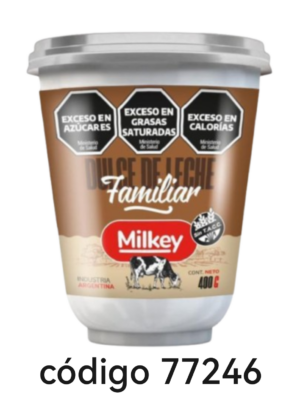 DULCE DE LECHE MILKEY FAMILIAR 12X400G