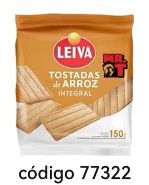 LEIVA TOS ARROZ INTEGRAL 12X150G