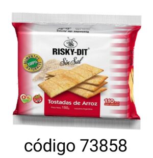 RISKY TOSTADAS SIN SAL  24X150G