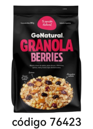 *GRANOLA GONATURAL BERRIES 6X290G
