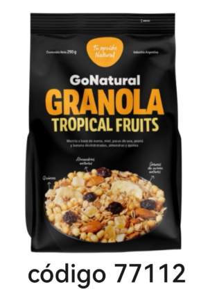 *GRANOLA GONATURAL TROPICAL FRUITS 6X290G
