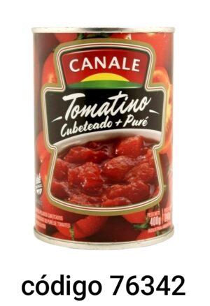 TOMATE CUBETEADO+PURE CANALE 24X400G