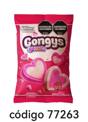 GONGYS.MARSHMALLOW CORAZON  48X28G
